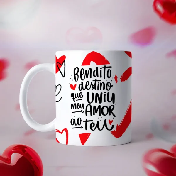 Pacote Exclusivo de Artes para Caneca - Dia dos Namorados