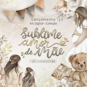 Pacote Mãe Aquarela - Imagens em PNG para Scrapbooking