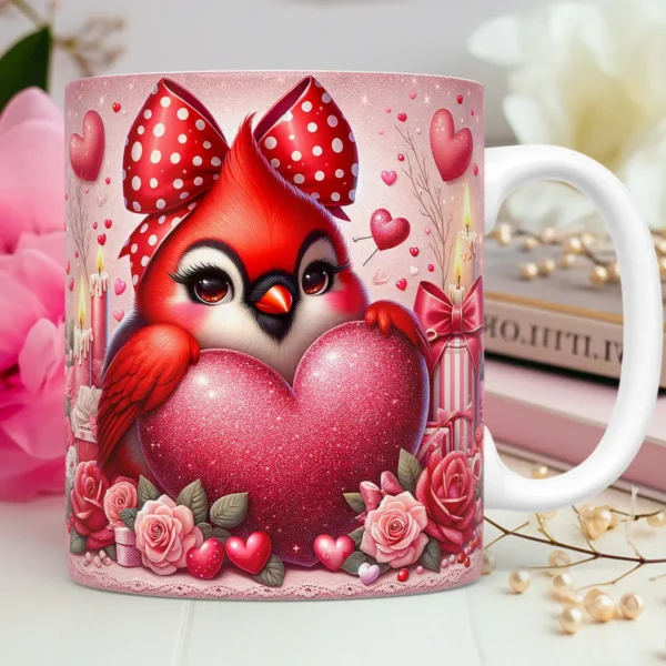 Pacote Premium: Art Design para Canecas 3D Dia dos Namorados