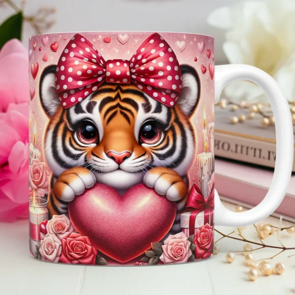 Pacote Premium: Art Design para Canecas 3D Dia dos Namorados
