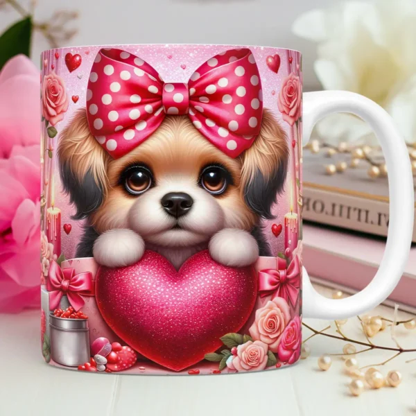 Pacote Premium: Art Design para Canecas 3D Dia dos Namorados