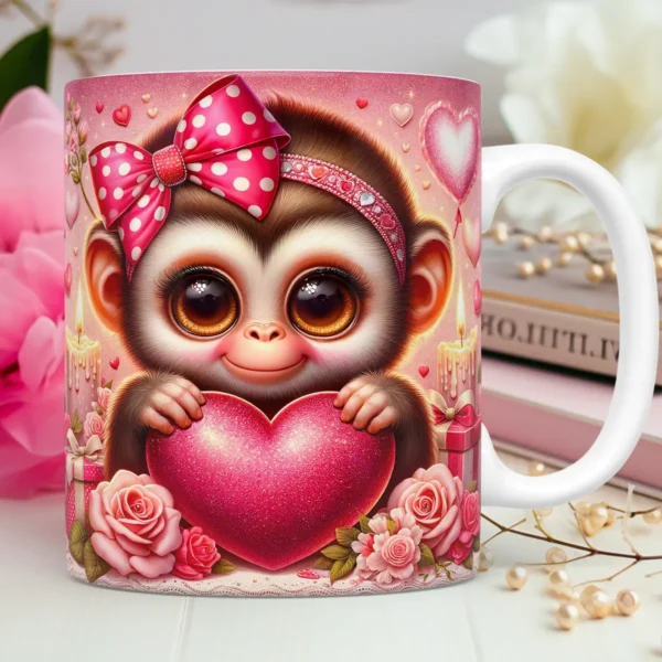 Pacote Premium: Art Design para Canecas 3D Dia dos Namorados