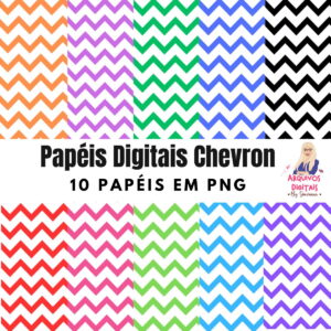 Papéis Digitais Chevron - Png