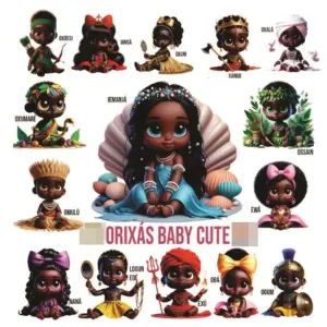 Papelaria Divertida Com Kit Orixas Baby Cute Em Png