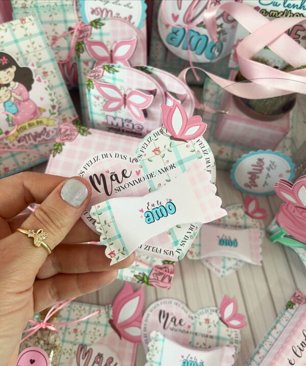 Personalizados Dia das Mães Rosa - Arquivo Digital
