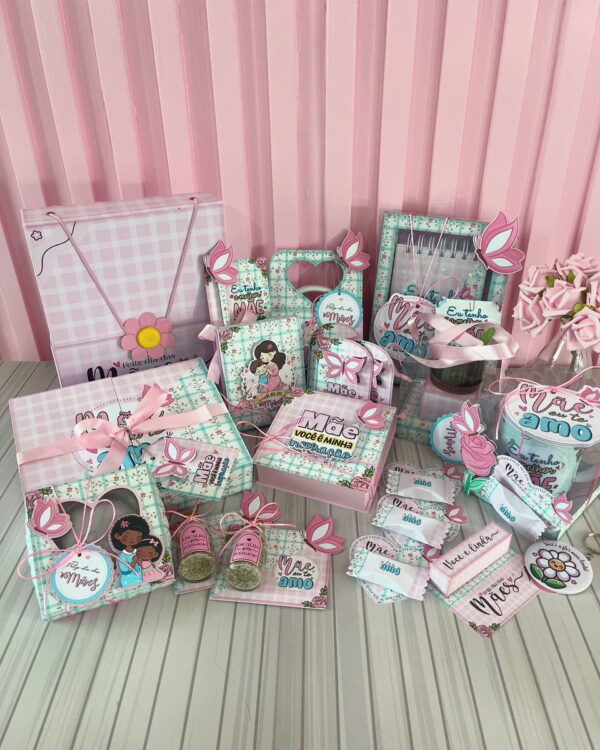 Personalizados Dia das Mães Rosa - Arquivo Digital
