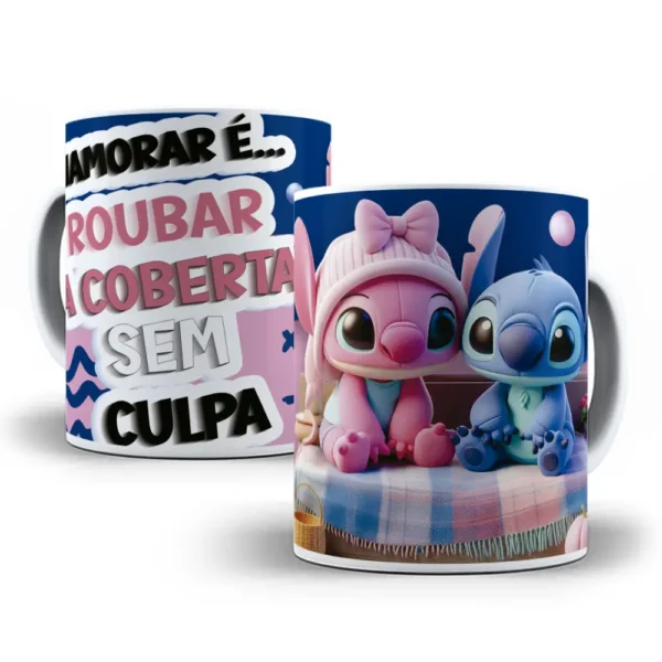 Personalize sua Caneca para o Dia dos Namorados com Stitch