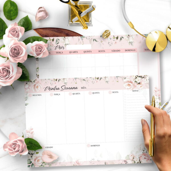 Planejador Rosa - Arquivo Digital