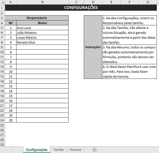 Planilha Controle De Tarefas + Cronograma De Atividades 8 Planilha Controle De Tarefas Simples e Prática Com Resumo