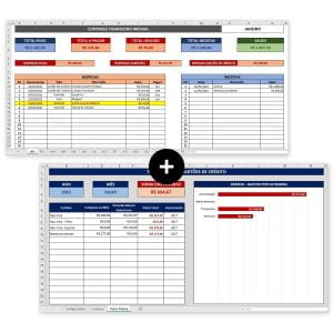 Planilha Finanças Pessoais + Controle Cartão de Crédito