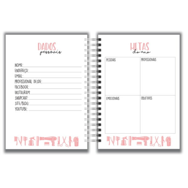Planner Cabeleireira - Arquivo Digital