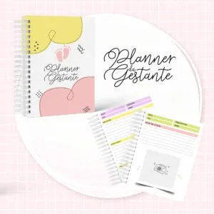 Planner da Gestante Colorido - Arquivo Digital