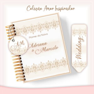 Planner da Noiva Dourado - Arquivo Digital
