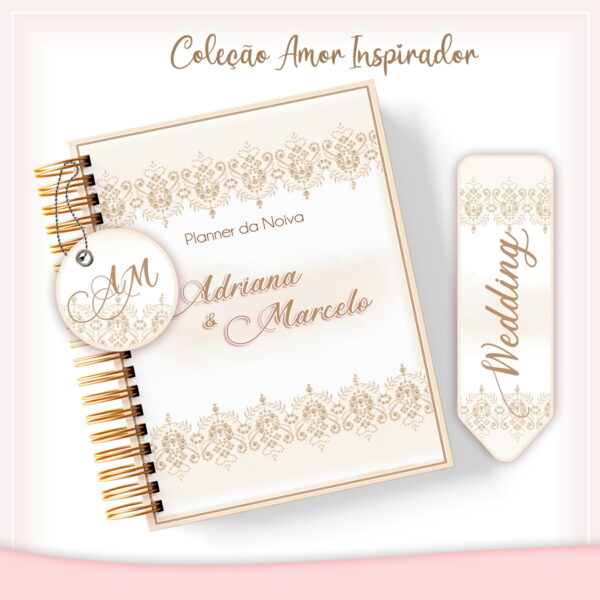 Planner da Noiva Dourado - Arquivo Digital