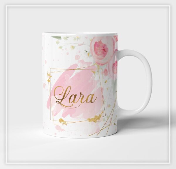 Planner Devocional Flor + Arte para Caneca - Arquivo Digital