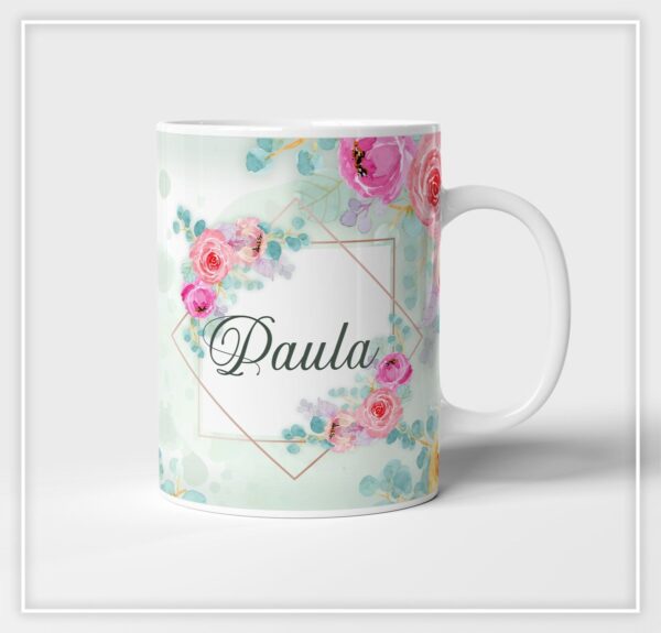 Planner Devocional Rosa + Arte para Caneca - Arquivo Digital