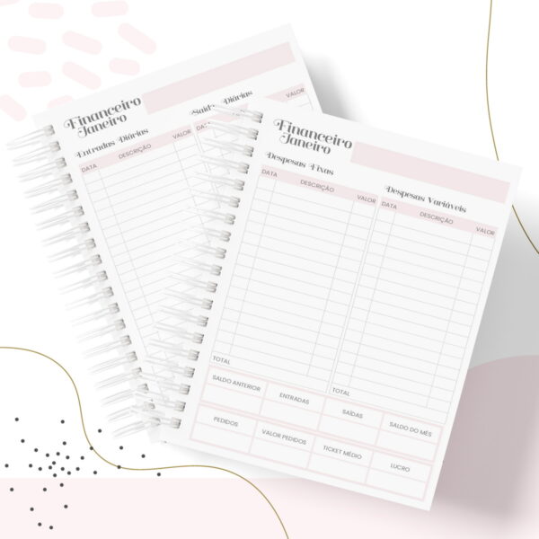 Planner Empreenda Feminino - Arquivo Digital
