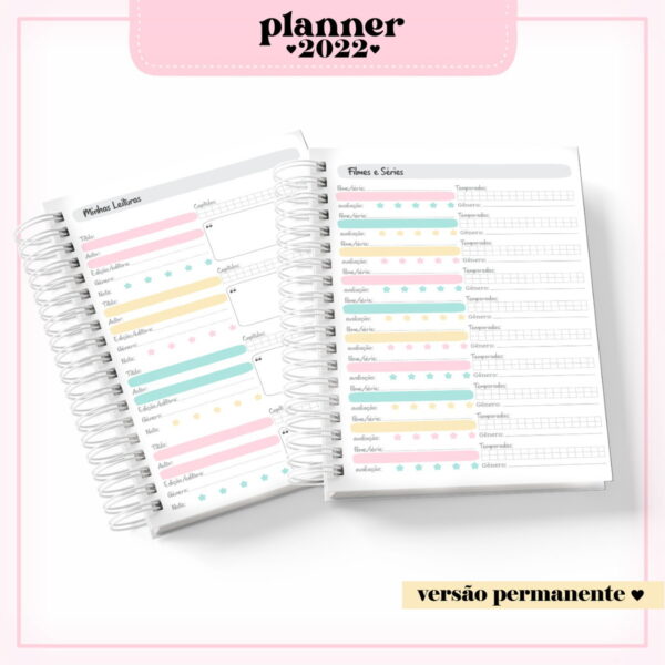 Planner Feminino Permanente 02 - Arquivo Digital