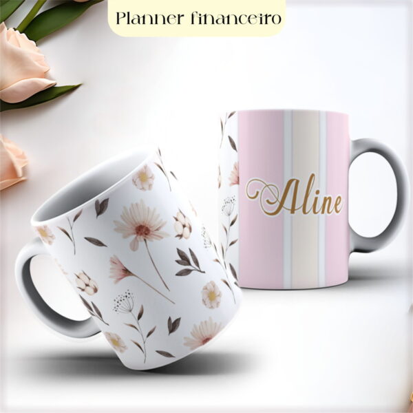 Planner Financeiro 2025 Feminino - Arquivo Digital