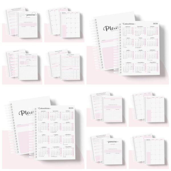 Planner Financeiro A5 - Arquivo Digital