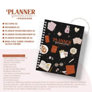 Planner Financeiro A5 - Arquivo Digital 15 Planner Financeiro A5 - Arquivo Digital