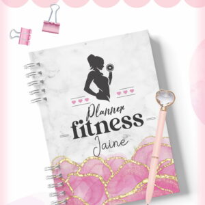 planner fitness feminino para imprimir arquivo digital