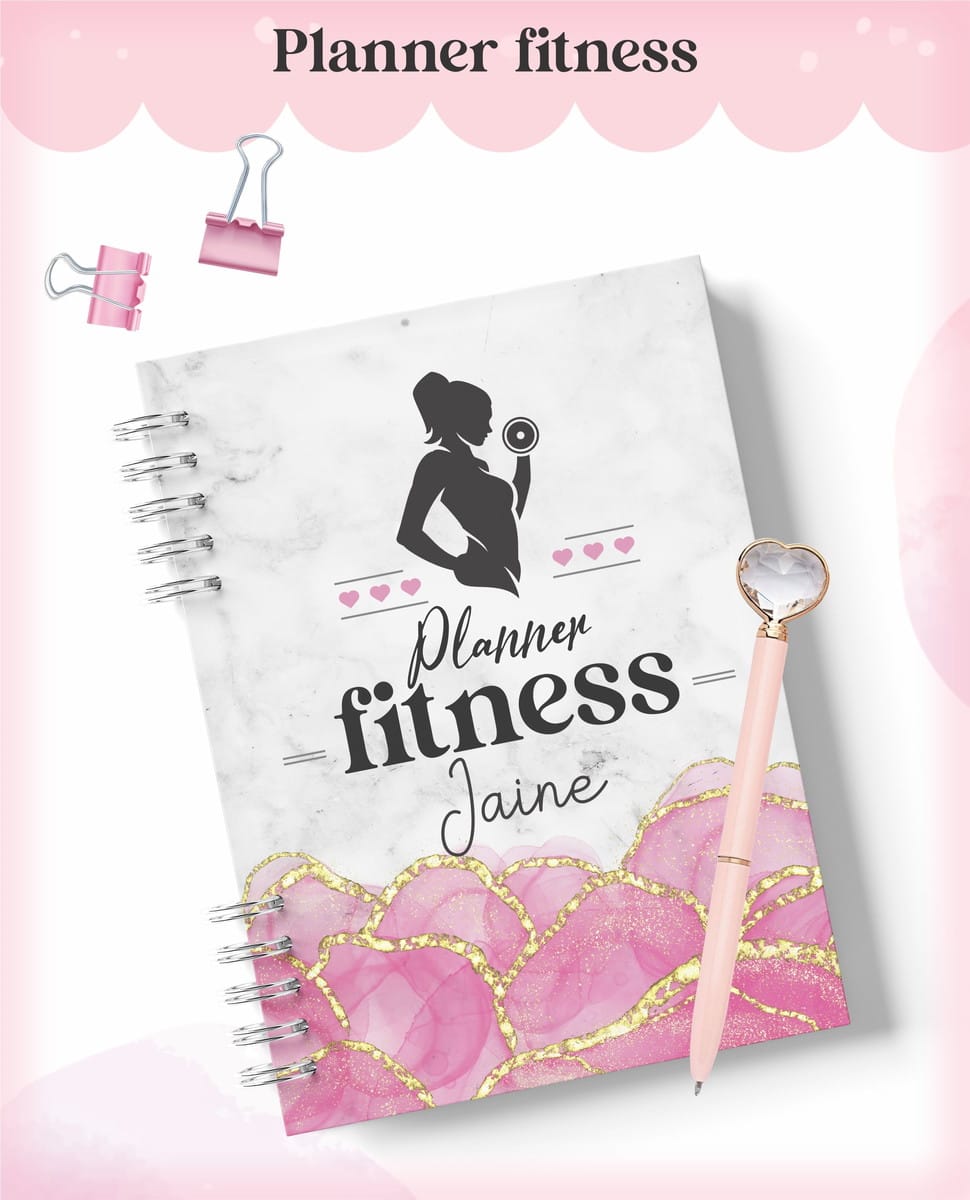 Planner Fitness Feminino para Imprimir Arquivo Digital 1 Planner Fitness Feminino para Imprimir Arquivo Digital