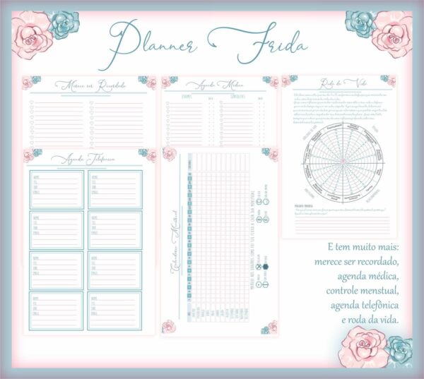 Planner Frida - Arquivo Digital