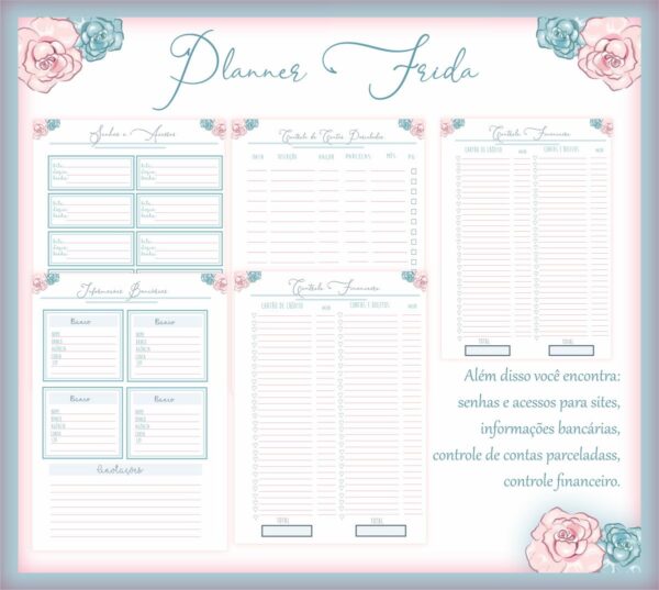 Planner Frida - Arquivo Digital