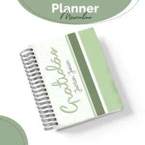Planner Masculino Gratidão - Arquivo Digital