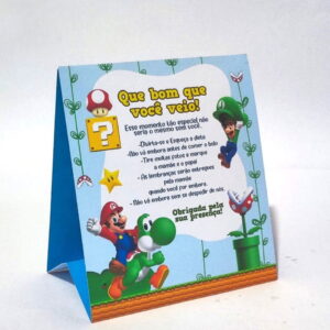 plaquinha que bom que voce veio super mario arquivo digital