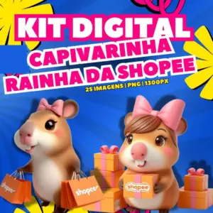Png Tematico Capivara Shopee Para Personalizados 4