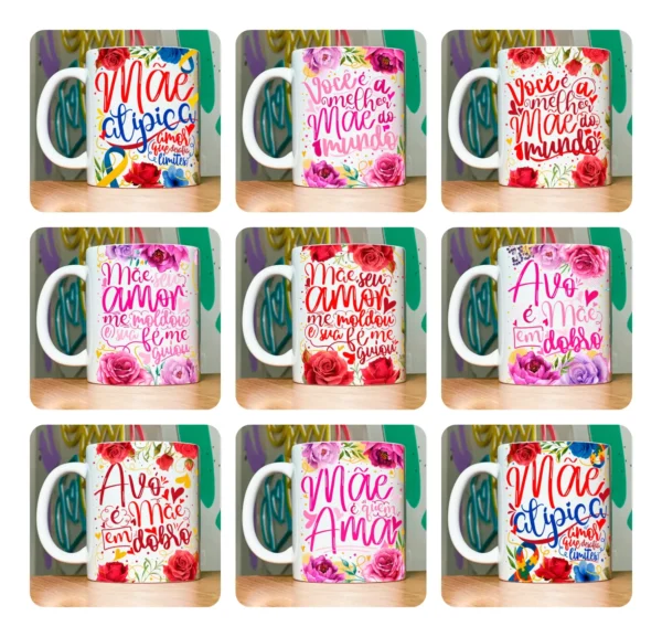 Presenteie Com Criatividade Artes Para Caneca Dia Das Maes