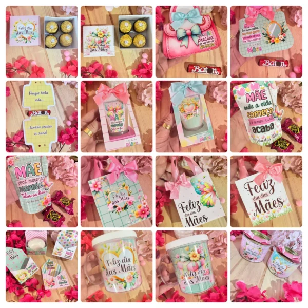 Presentes DIY Mimos para Mães - Arquivos PDF