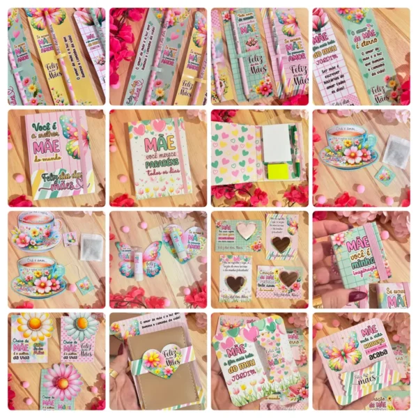 Presentes DIY Mimos para Mães - Arquivos PDF