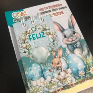 Produto Digital De Pascoa Para Encadernacao E Cartonagem 4