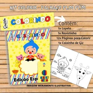 Revistinha Colorir Plim Plim - Arquivo Digital 7 Revistinha Colorir Plim Plim - Arquivo Digital