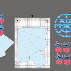 Roda Gigante Stitch - Arquivo Digital