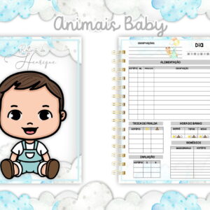Rotina do Bebê Animais Baby - Arquivo Digital
