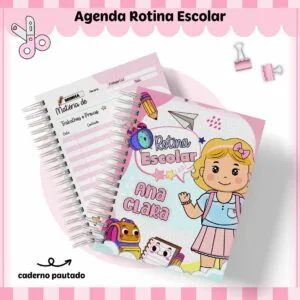 Rotina Escolar Menina - Arquivo Digital