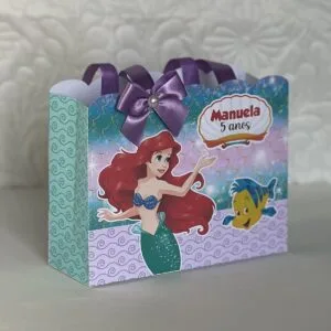 Sacolinha Infantil Ariel Arquivo Digital