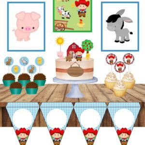 Só um bolinho Fazendinha Menino - Arquivo Digital