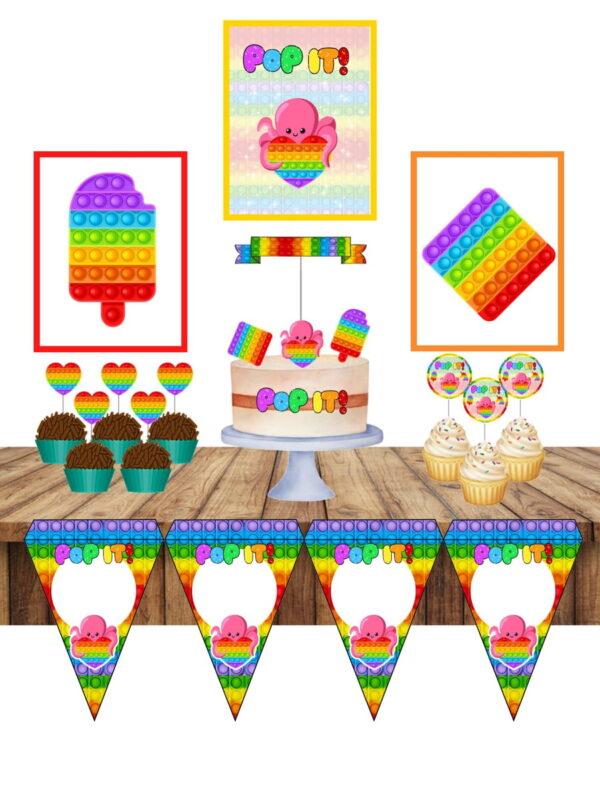 Só Um Bolinho Pop It - Arquivo Digital