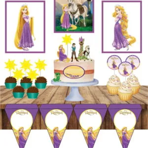 Só Um Bolinho Princesa Rapunzel - Arquivo Digital 6 Só Um Bolinho Princesa Rapunzel - Arquivo Digital