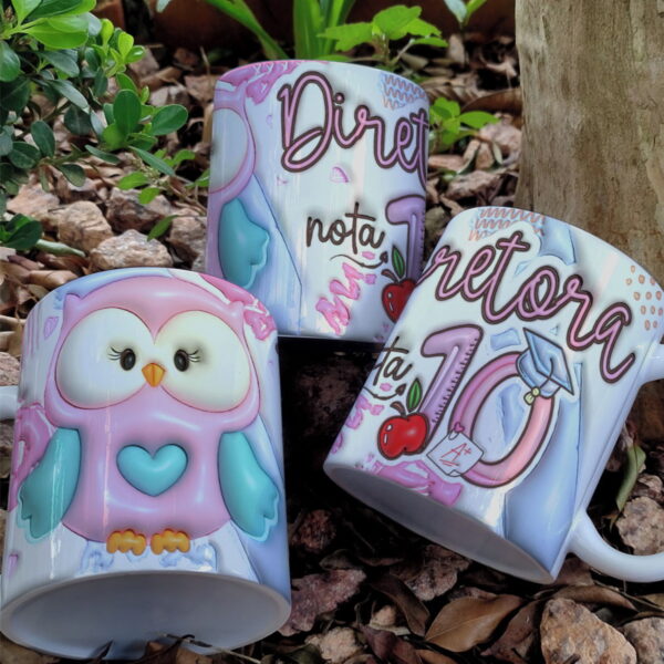 Sublimação Caneca Diretora e Coordenadora - Arquivo Digital