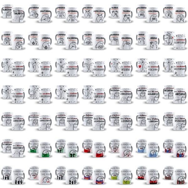 Super Pack Flork Bendo Meme +1600 Artes Caneca Sublimação
