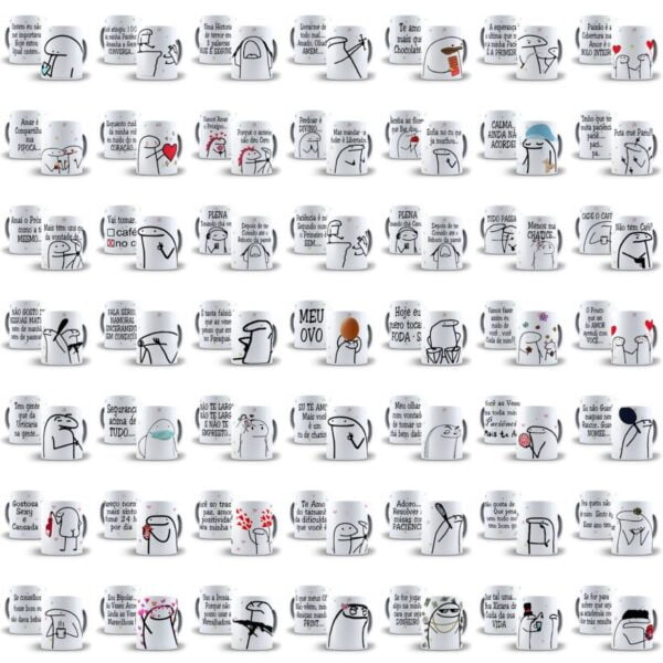 Super Pack Flork Bendo Meme +1600 Artes Caneca Sublimação