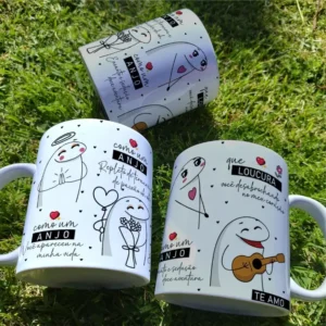 Template Personalizável de Caneca - Mensagem Como um Anjo