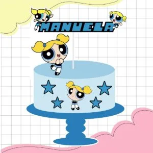 Topo de Bolo Lindinha - Arquivo Digital