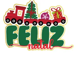 Topo de Bolo Natal 2 - Arquivo Digital